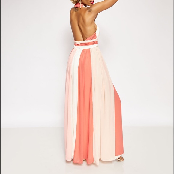 Women’s Summer Halter Maxi Dress - Picture 3 of 4